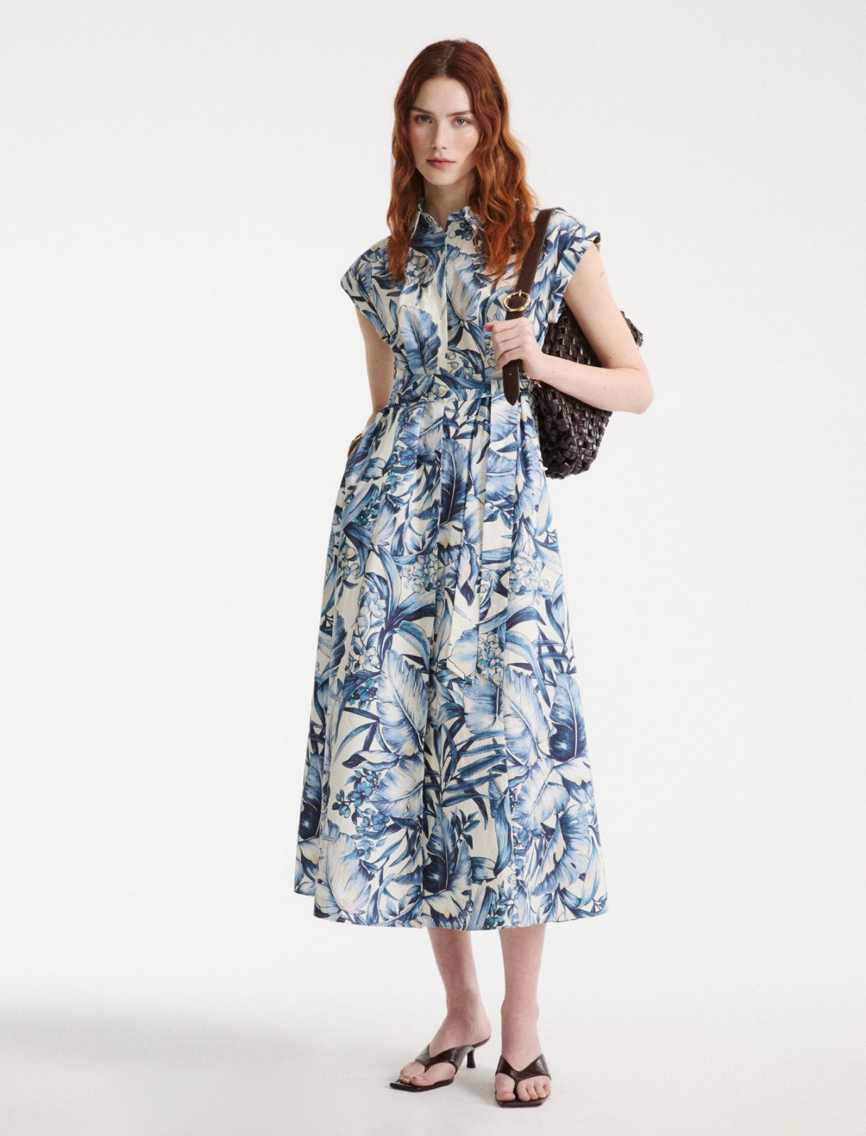 Chemise imprimée - Azure - Marella - 2