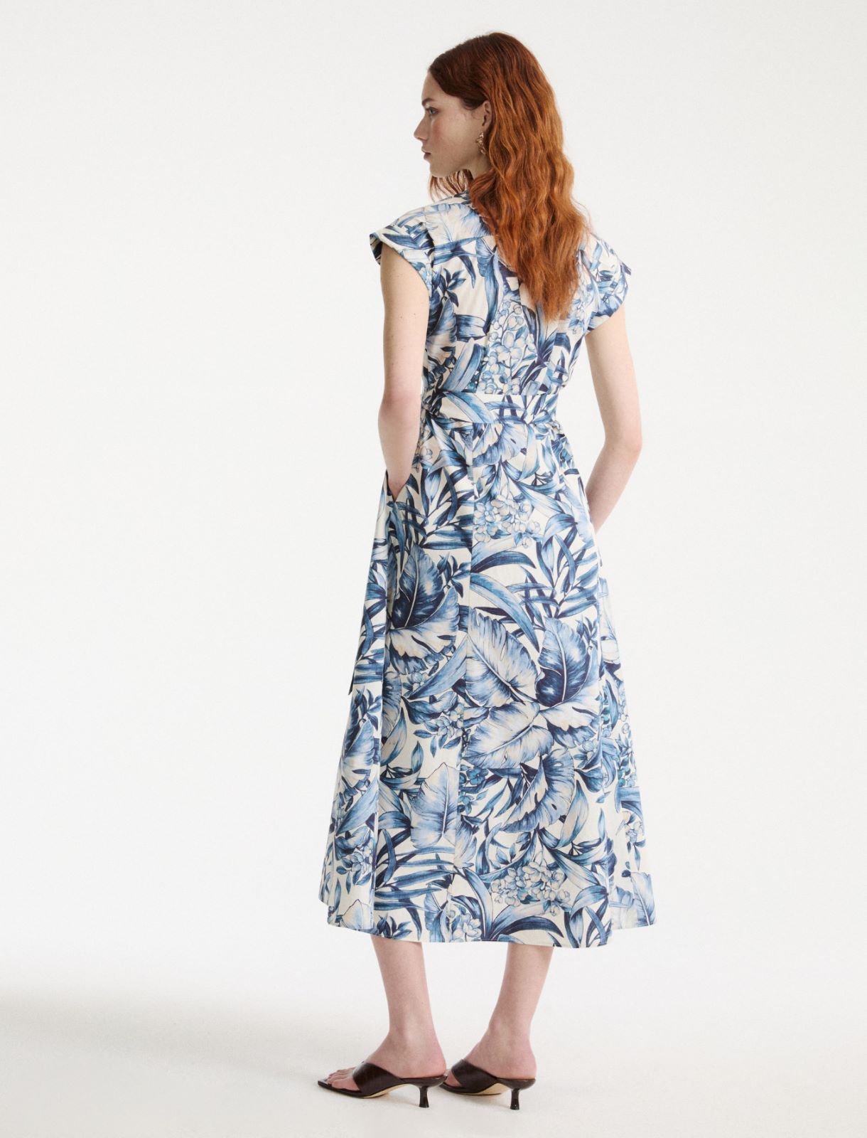 Chemise imprimée - Azure - Marella - 3