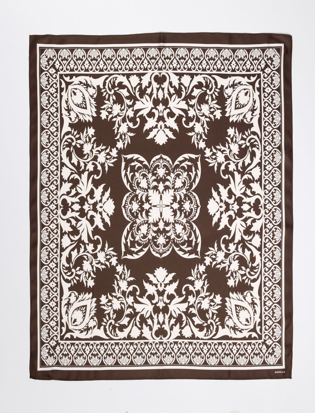 Silk scarf - CHOCOLATE - Marella - 4