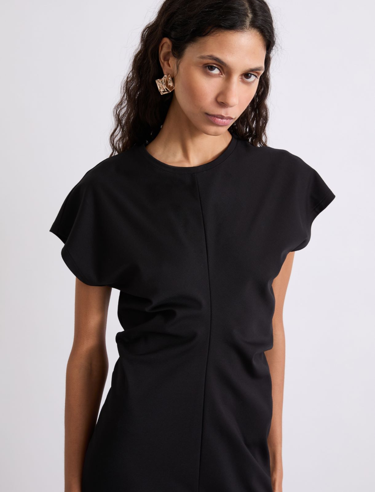 Jersey midi dress - BLACK - Marella - 5