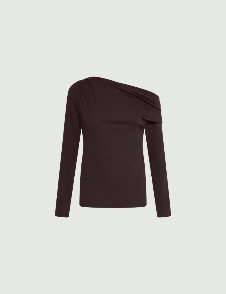 Asymmetric-neck T-shirt - Marella