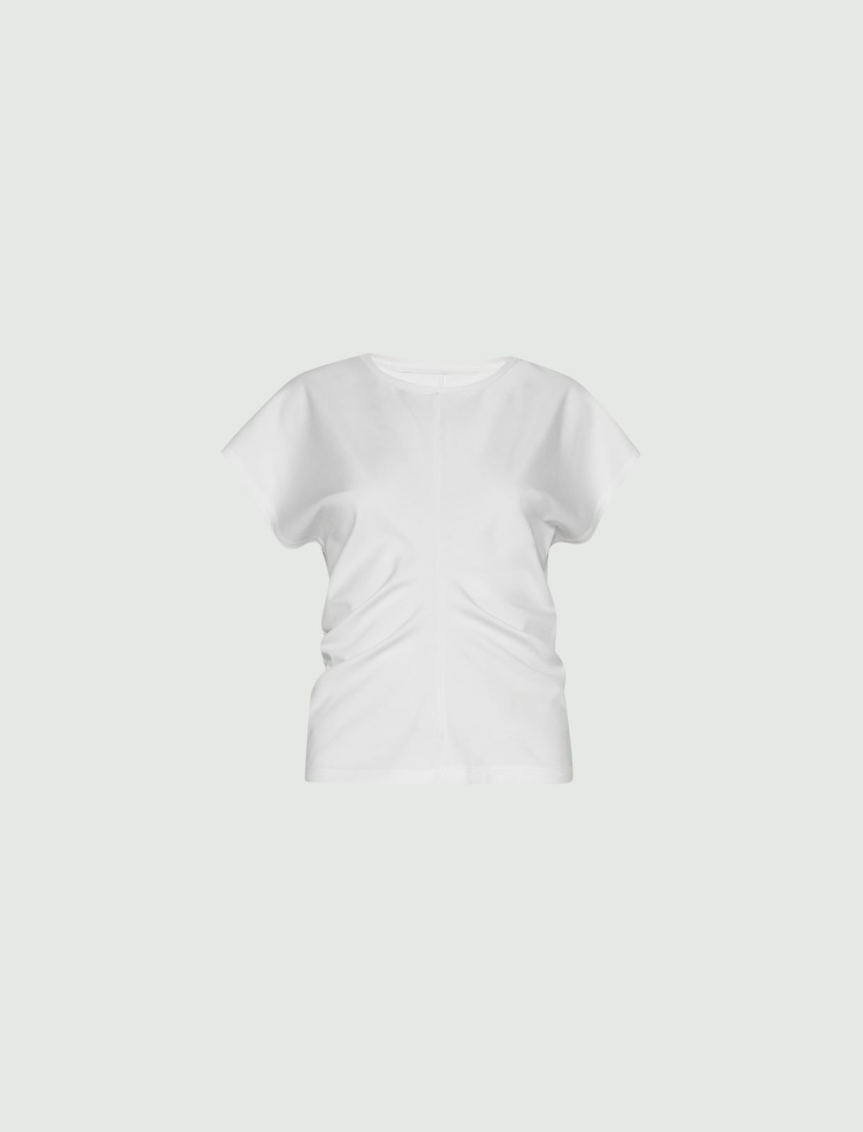 Milano-knit jersey T-shirt - WHITE - Marella