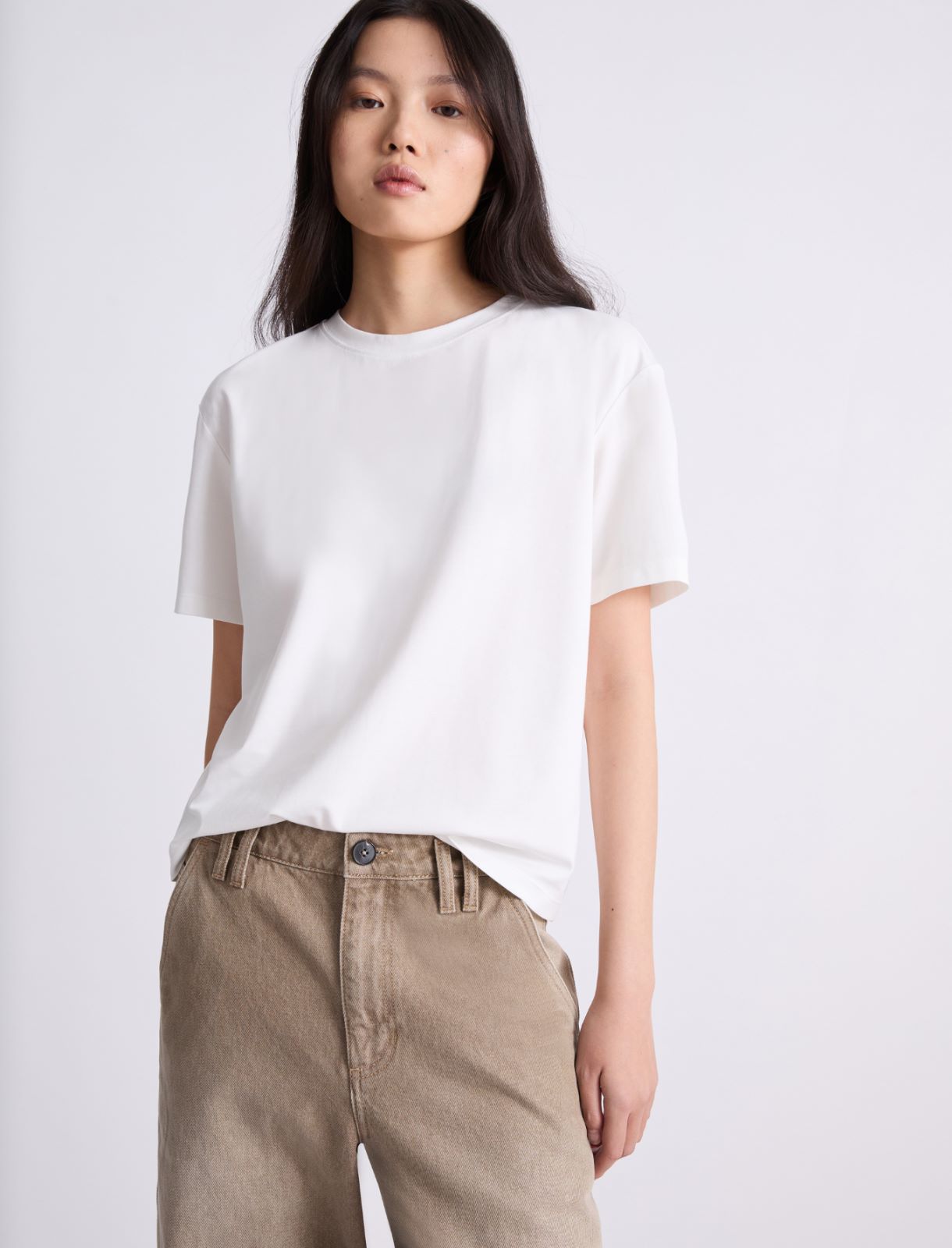 T-shirt boxy - BLANC - Marella - 4