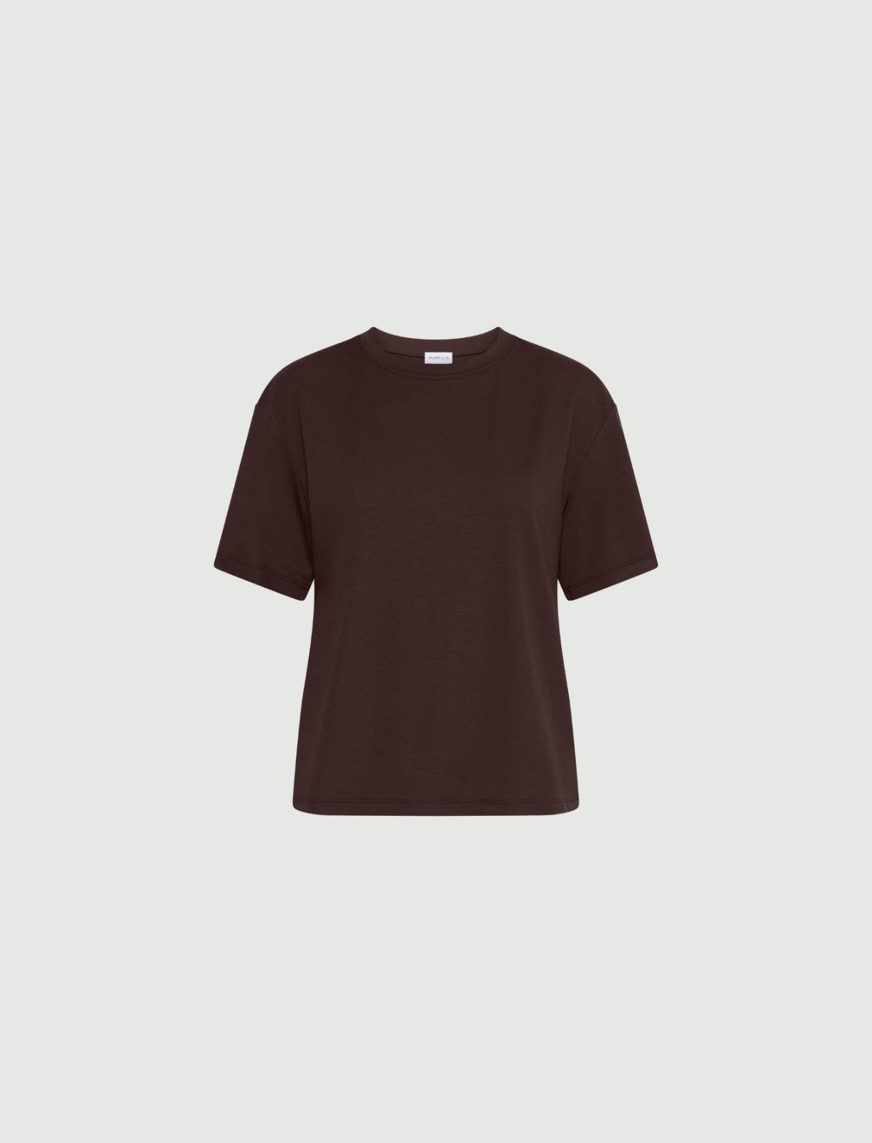 T-shirt boxy - CHOCOLAT - Marella