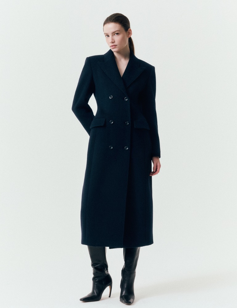 Pure wool double-breasted coat - Marella