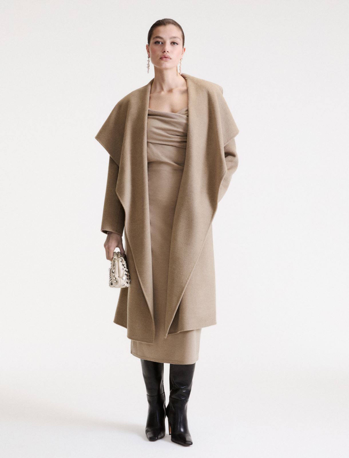 Manteau en pure laine - GRIS TOURTERELLE - Marella - 2