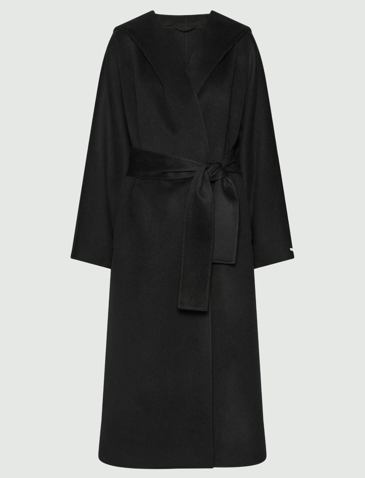 Manteau kimono en pure laine - NOIR - Marella