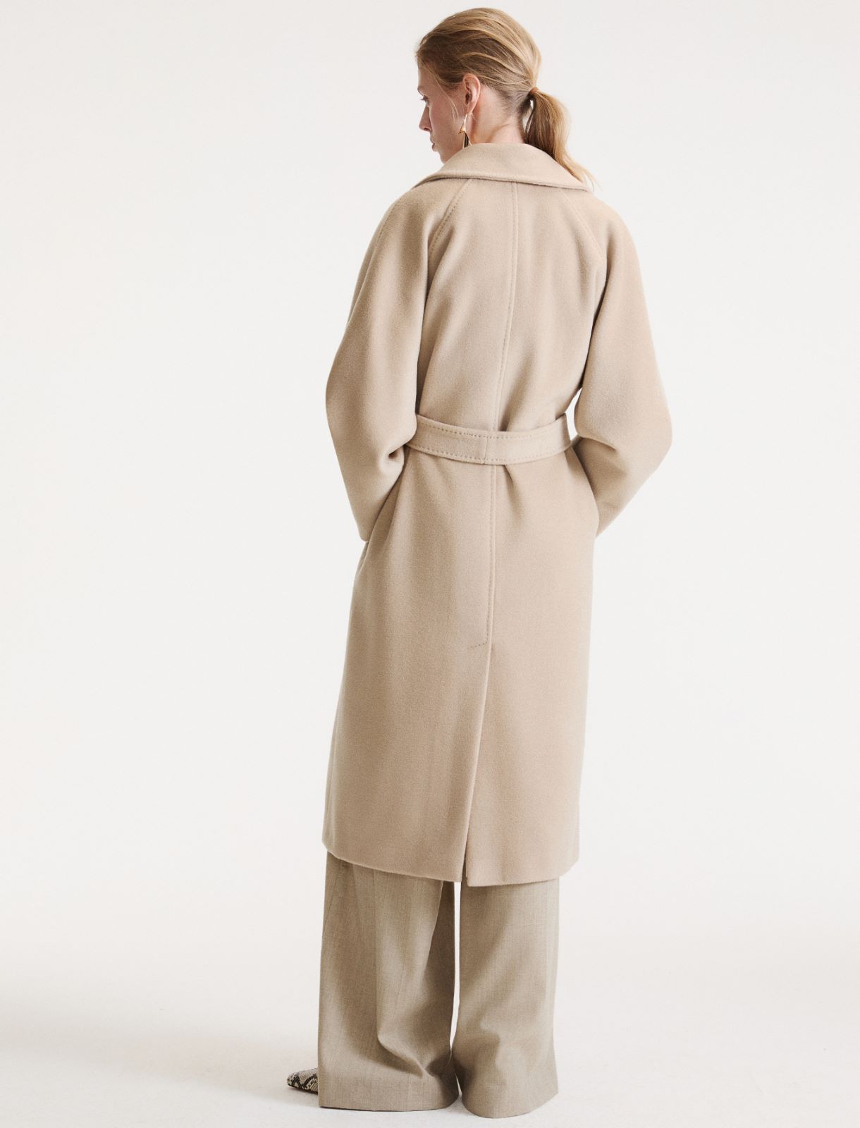 Double-breasted pure wool coat - OREGANO - Marella - 3