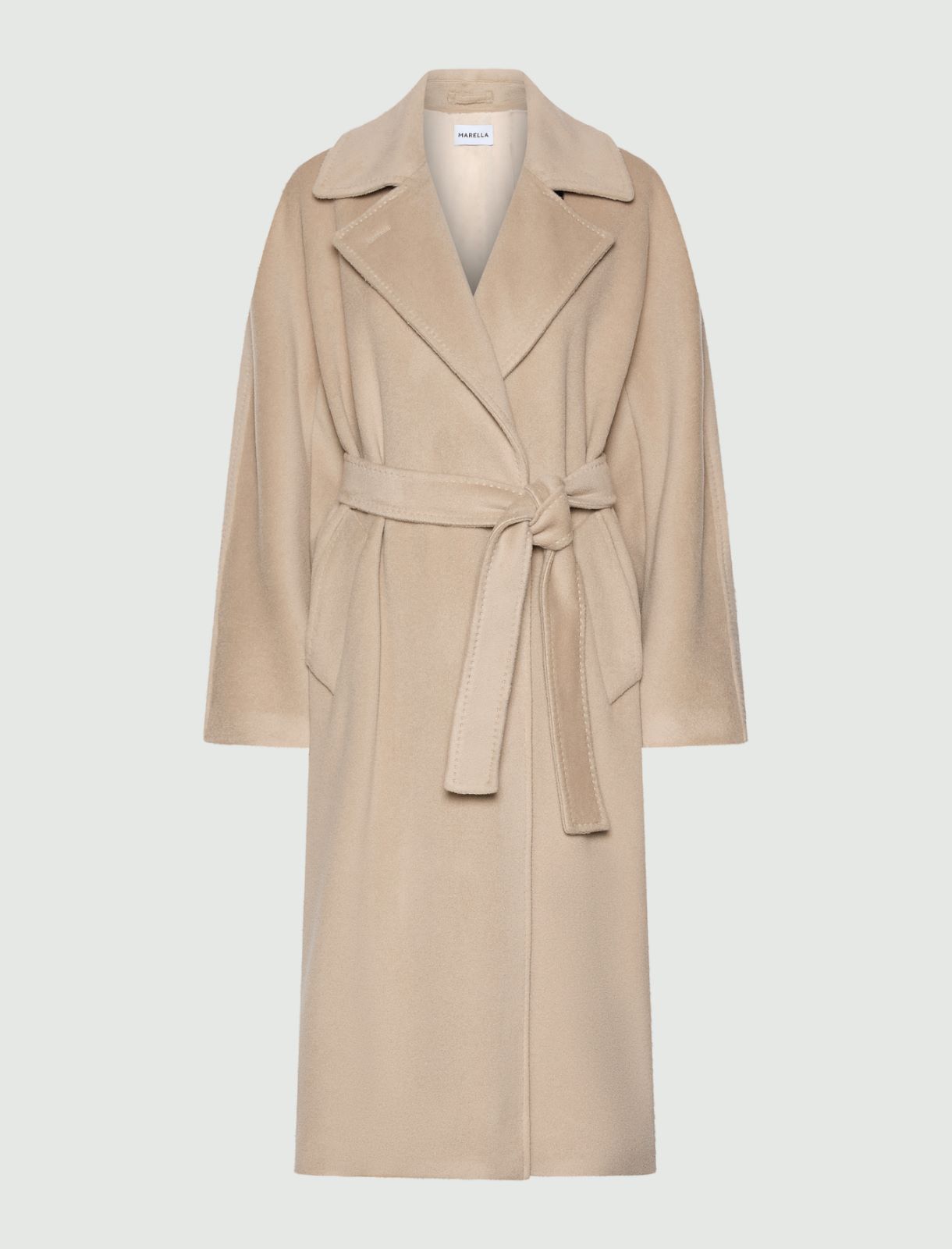 Double-breasted pure wool coat - OREGANO - Marella