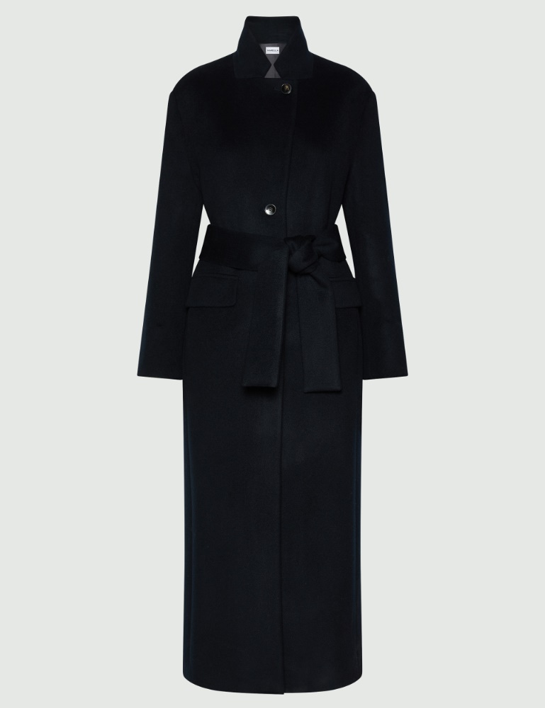 Pure wool single-breasted coat - Marella