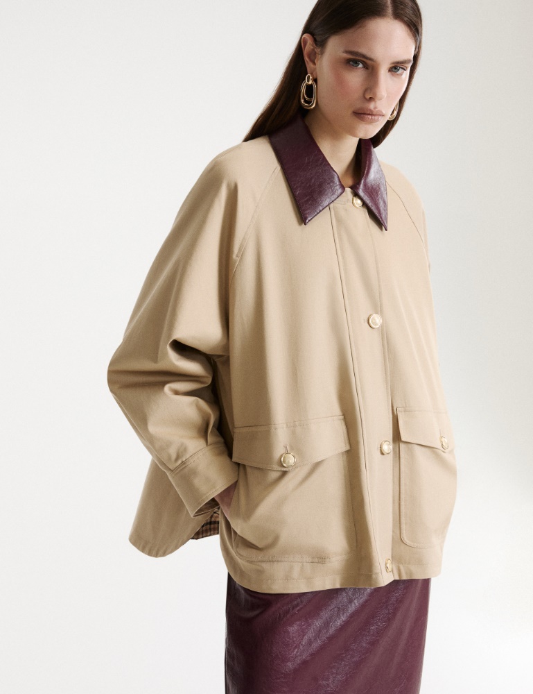Stretch gabardine car coat - Marella
