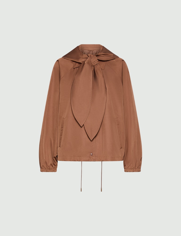 Short water-repellent cotton-blend trench coat - Marella