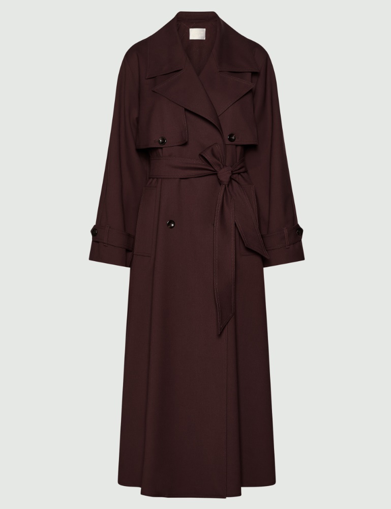 Double-breasted trench coat - Marella