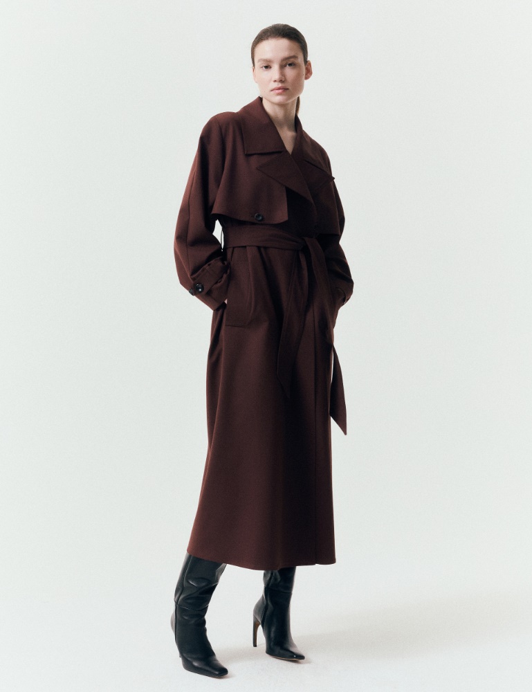 Double-breasted trench coat - Marella