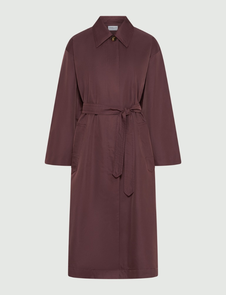 Water-repellent twill trench coat - Marella