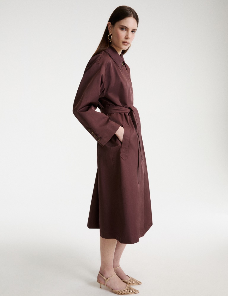 Water-repellent twill trench coat - Marella