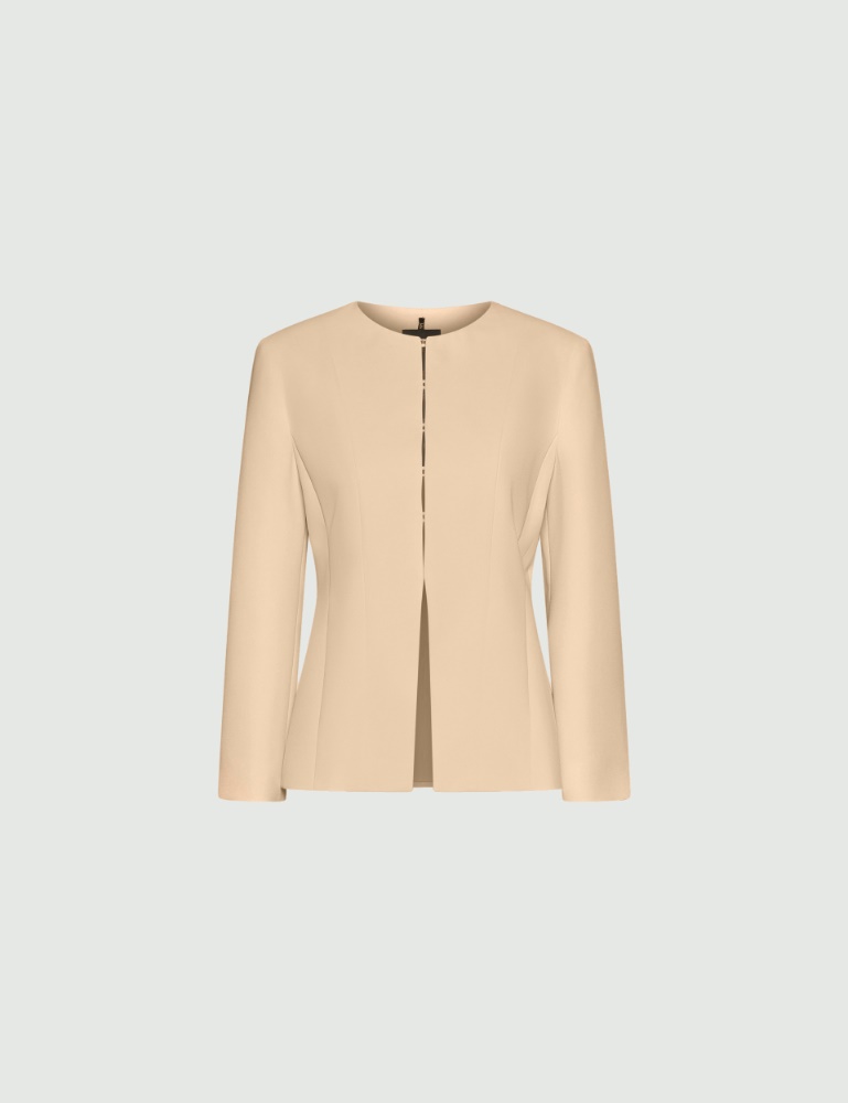 Hochgeschlossene Jacke aus Envers-Satin - Marella