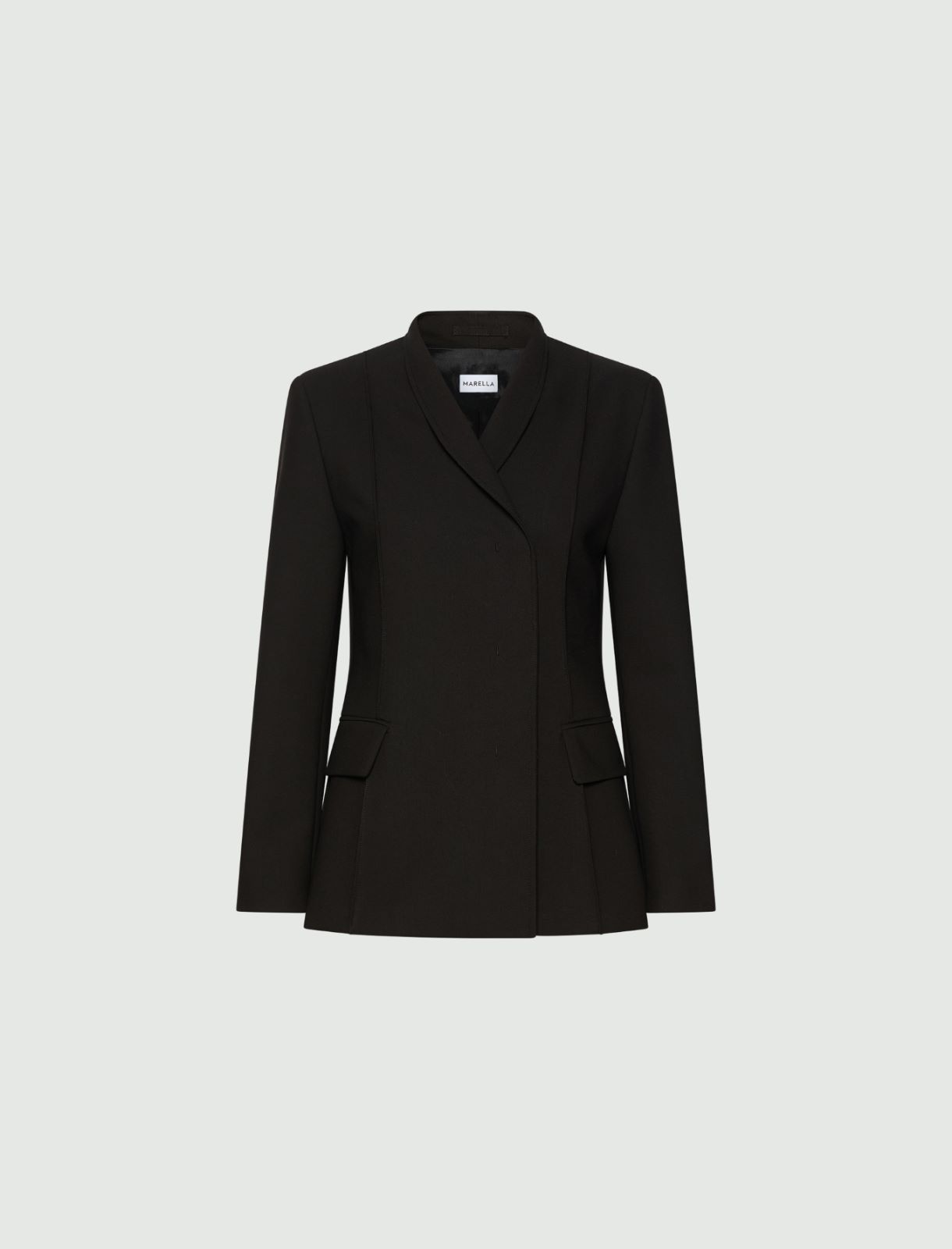 Tailored cavalry jacket - BLACK - Marella