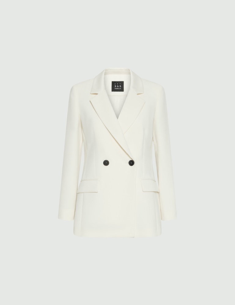 Doppelreihiger Blazer aus Envers-Satin - Marella