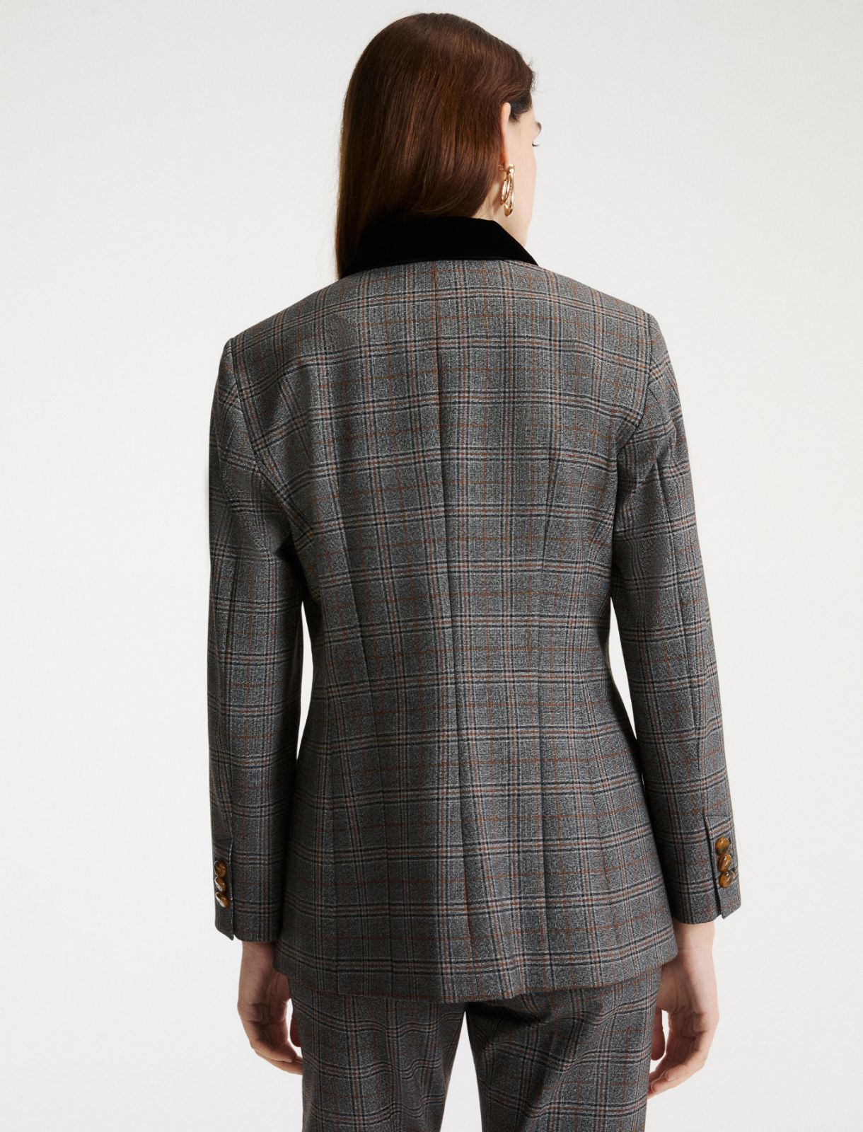 Slim-fit stretch twill blazer - GREY - Marella - 3