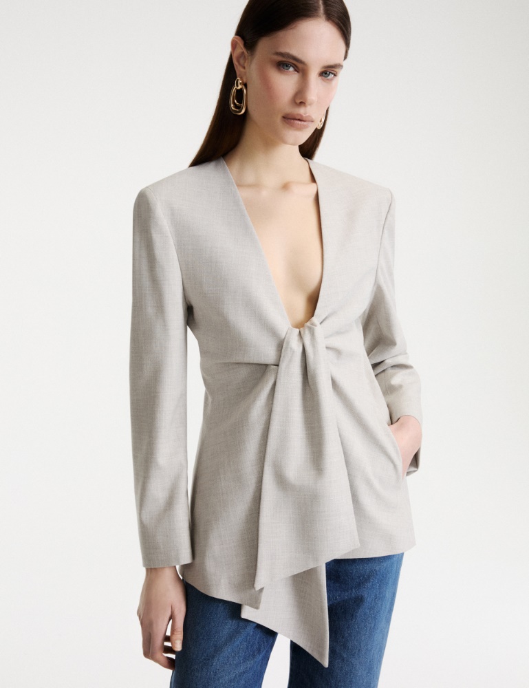 Knotted blazer - Marella