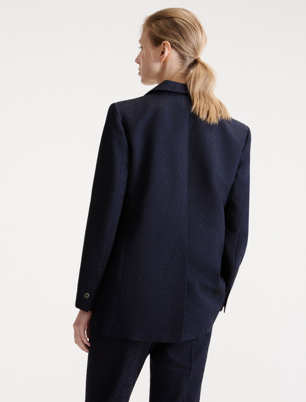 Jacke aus Moiré-Jacquard - BLAU - Marella - 3