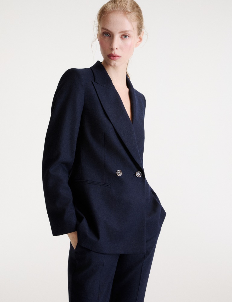 Comfort wool-blend jacket - Marella