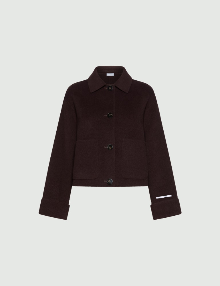 Double-sided wool and viscose jacket - Marella