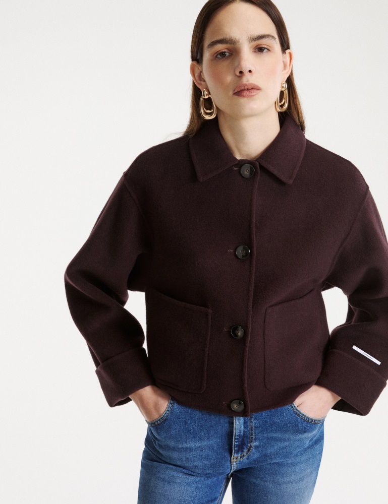Double-sided wool and viscose jacket - Marella