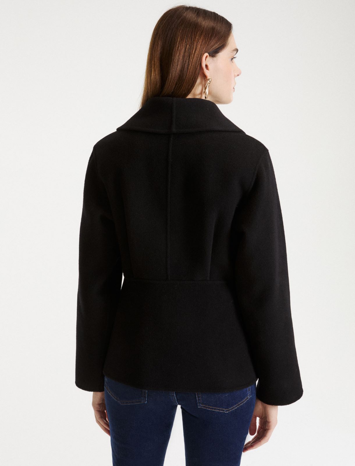 Veste double en laine - NOIR - Marella - 3