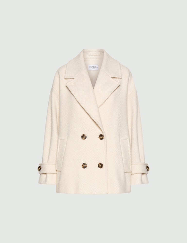Herringbone bouclé coat - Marella