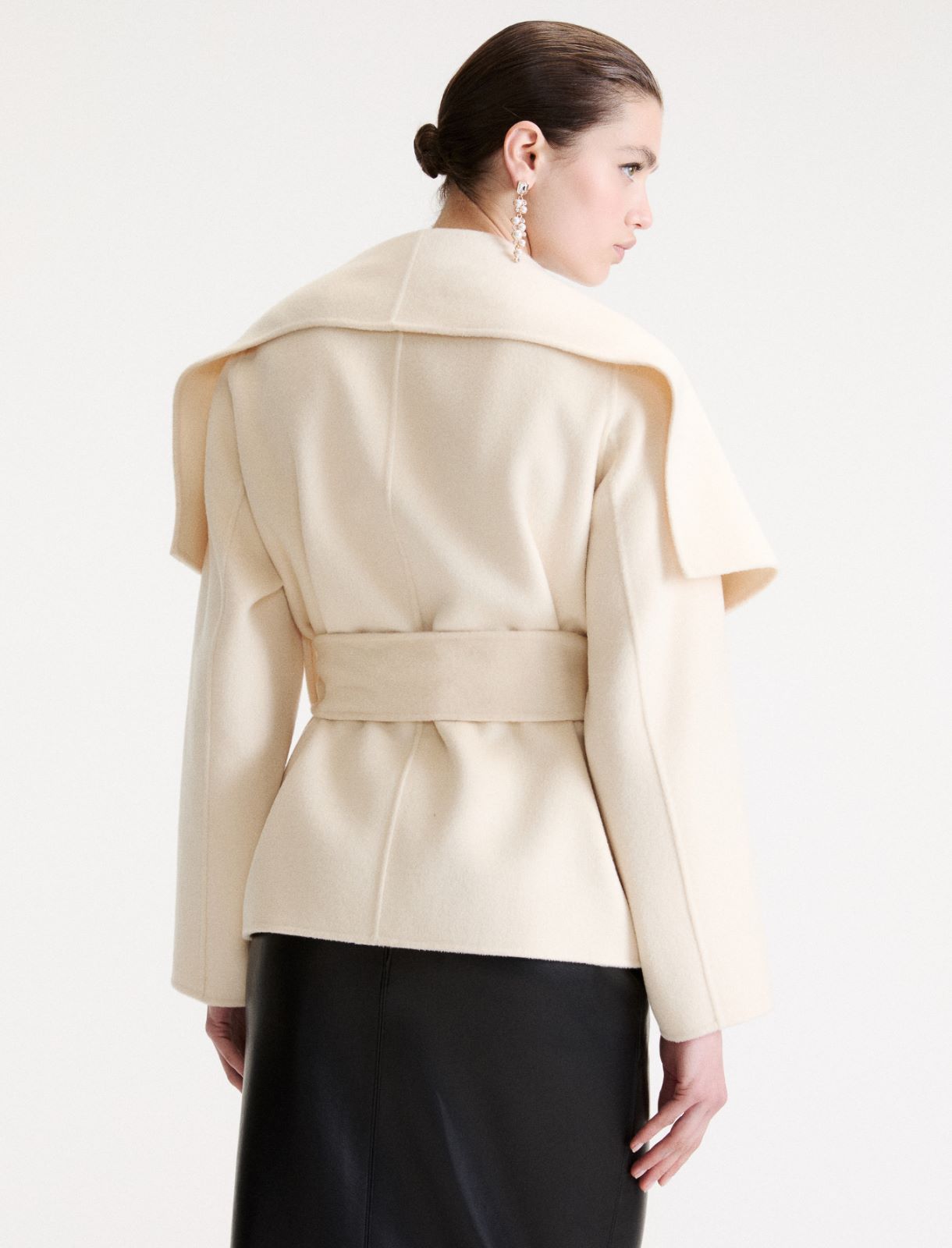 Weiche Jacke aus Doppelgewebe - WOLLWEIB - Marella - 3
