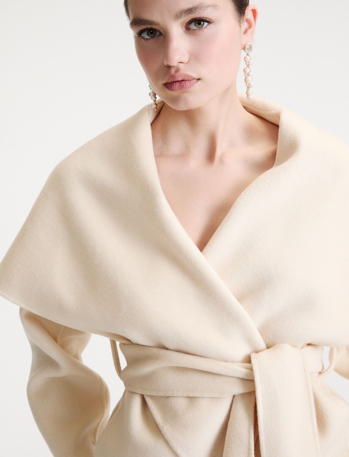 Weiche Jacke aus Doppelgewebe - WOLLWEIB - Marella - 5