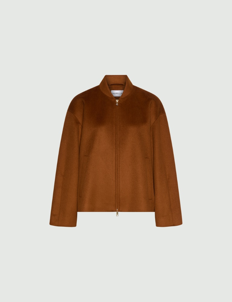 Wool and cashmere drap bomber jacket - Marella