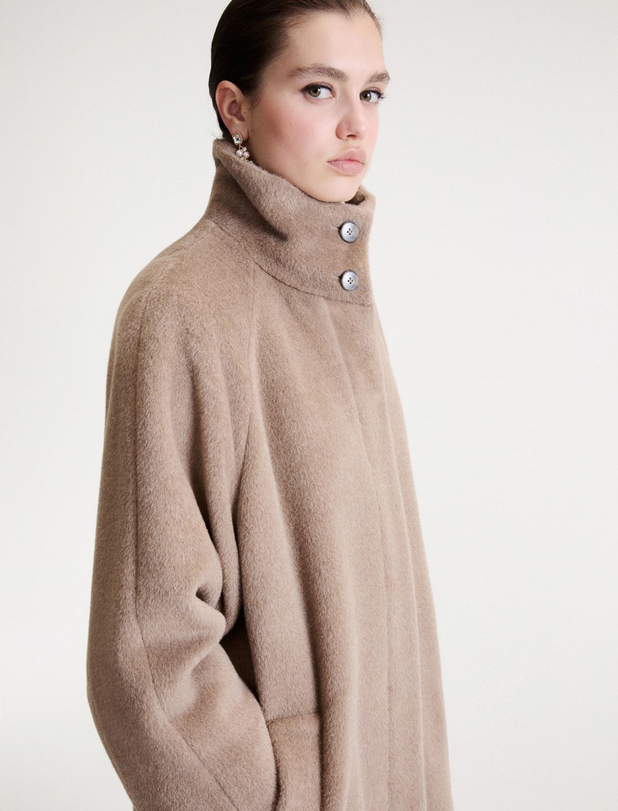Baby alpaca coat - TURTLEDOVE - Marella - 5