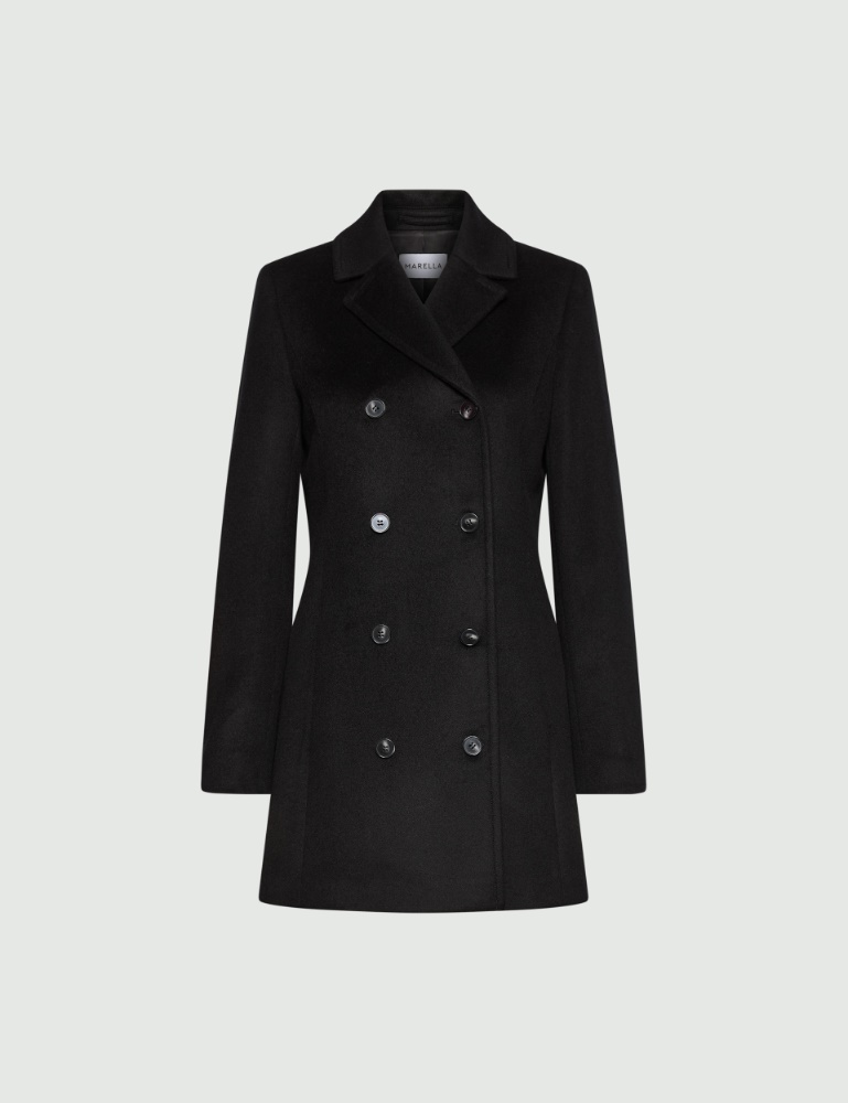 Double-breasted wool and cashmere coat - Marella