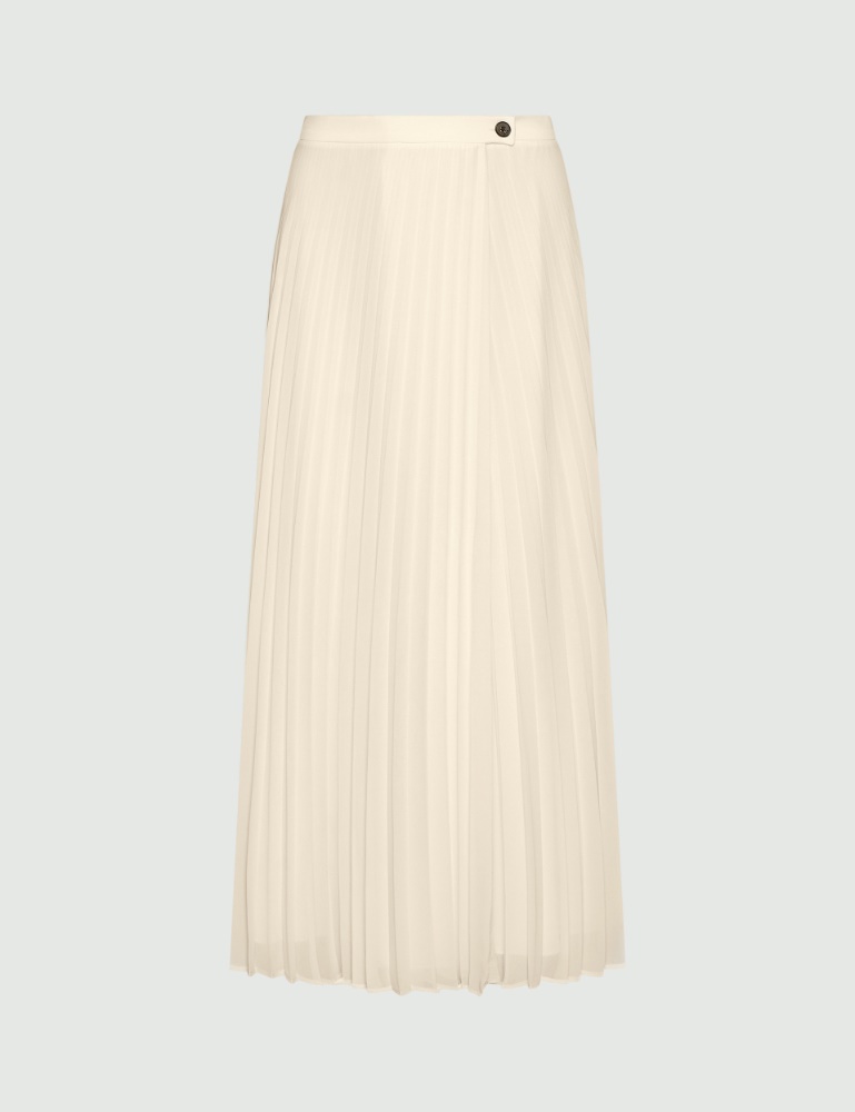 Pleated georgette skirt - Marella
