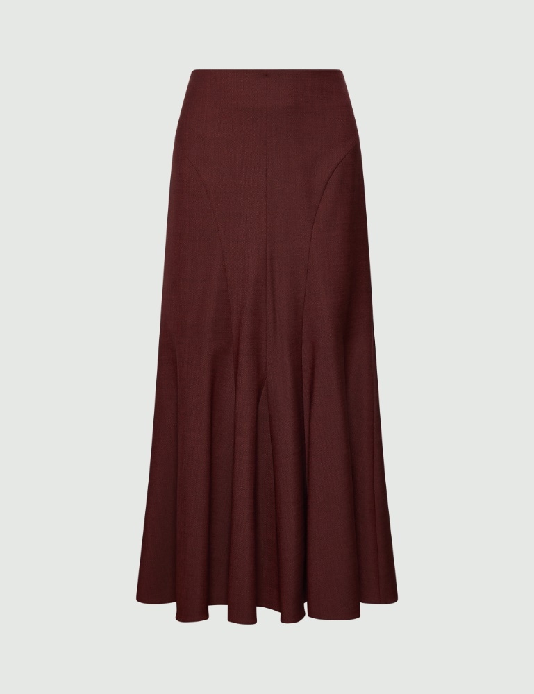 Gonna a sirena  in lana stretch - Marella