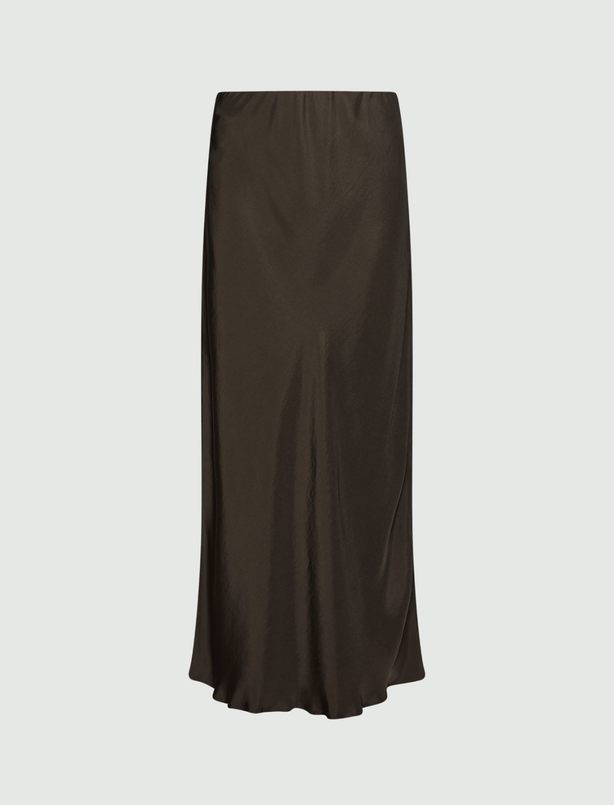 Twill pencil skirt - DARK GREY - Marella