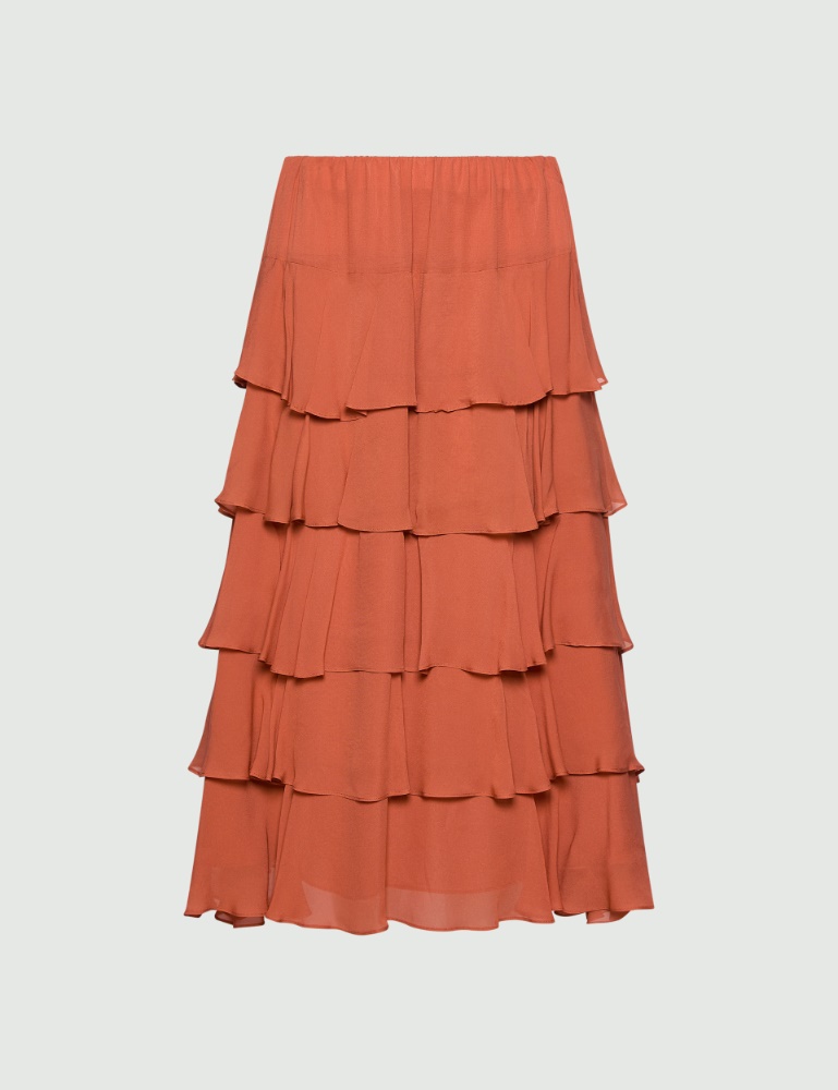 Georgette flounce skirt - Marella