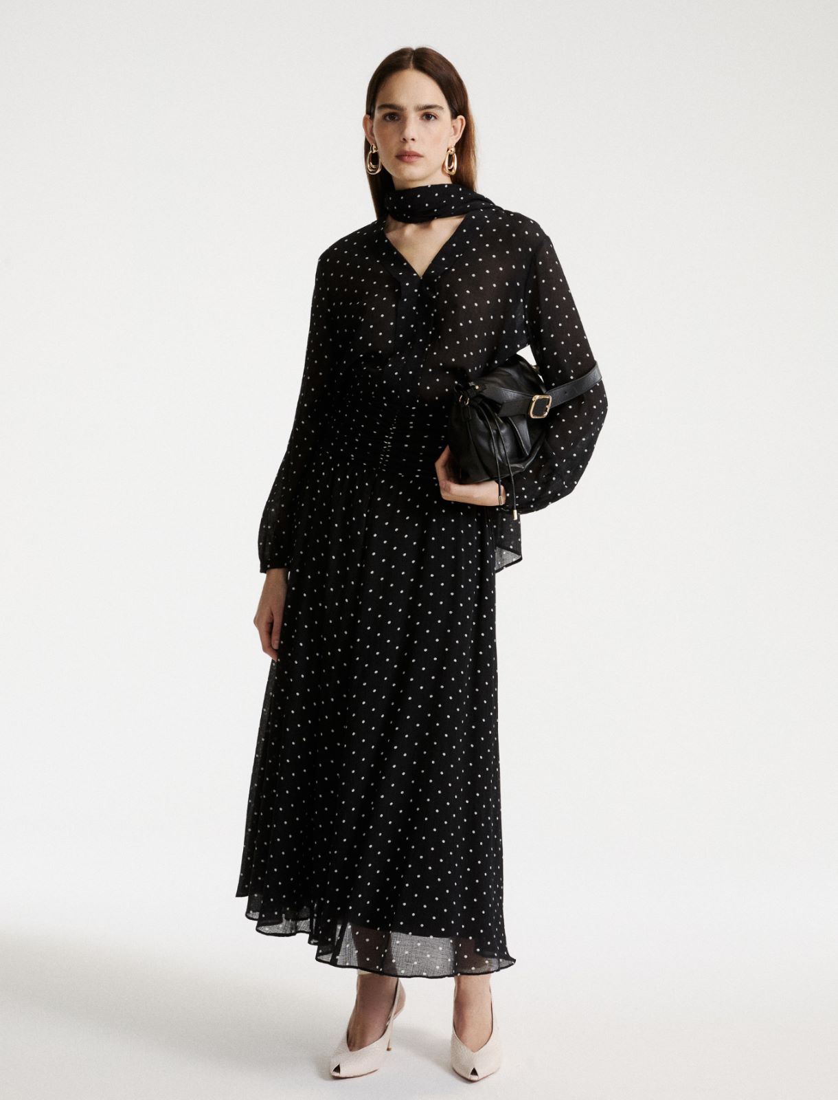 Printed crepon skirt - BLACK - Marella - 2