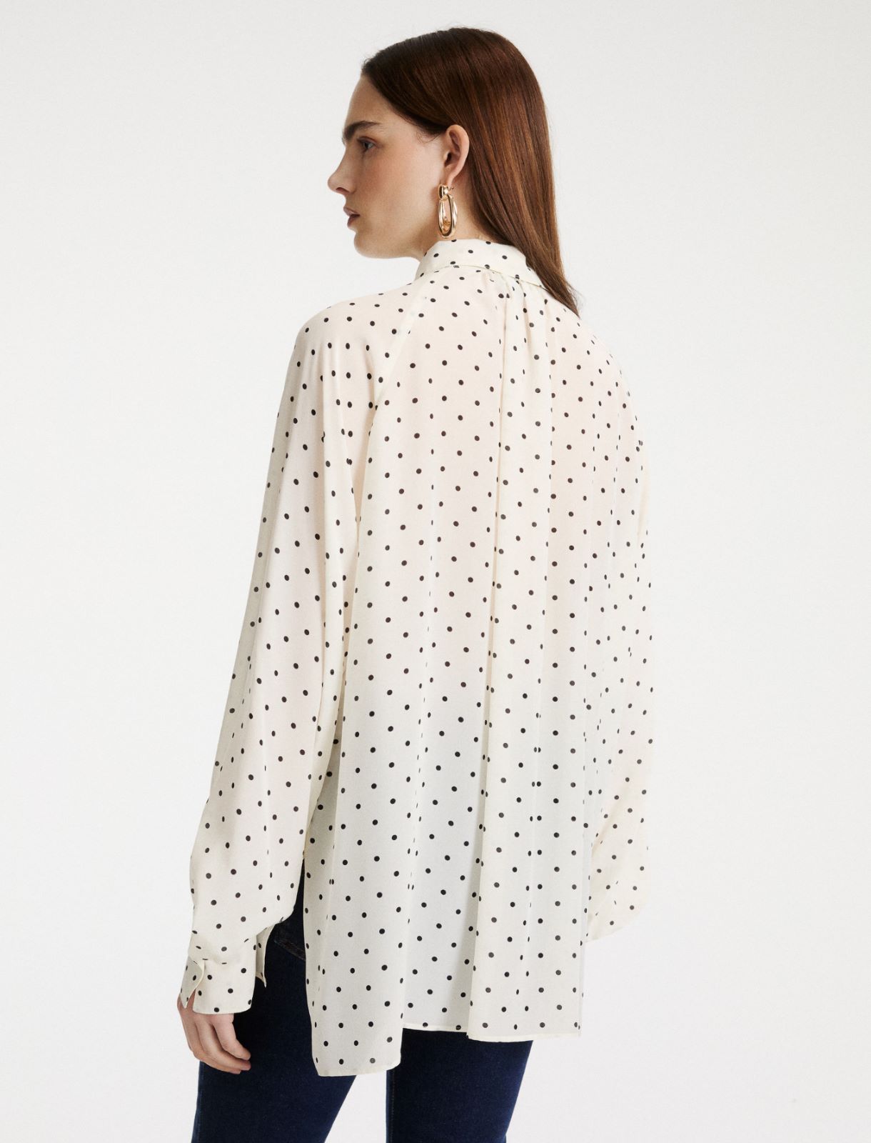 Camicia in pura seta - BIANCO LANA - Marella - 3