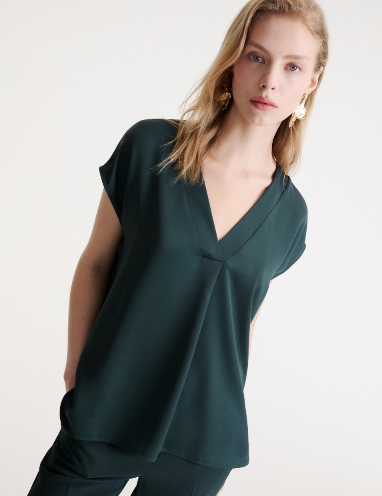 Blusa in satin light - Marella