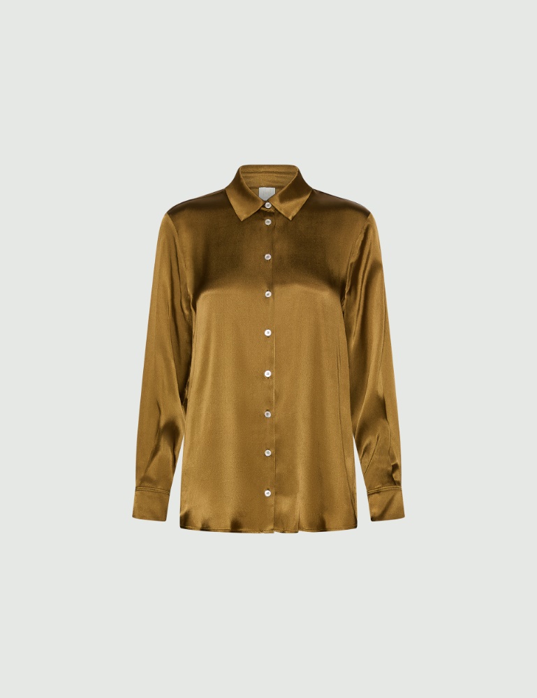 Silk-blend satin shirt - Marella