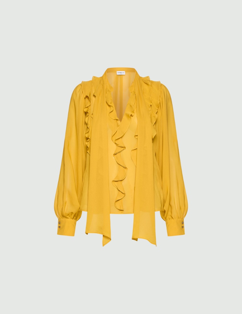 Camicia in georgette con rouche - Marella