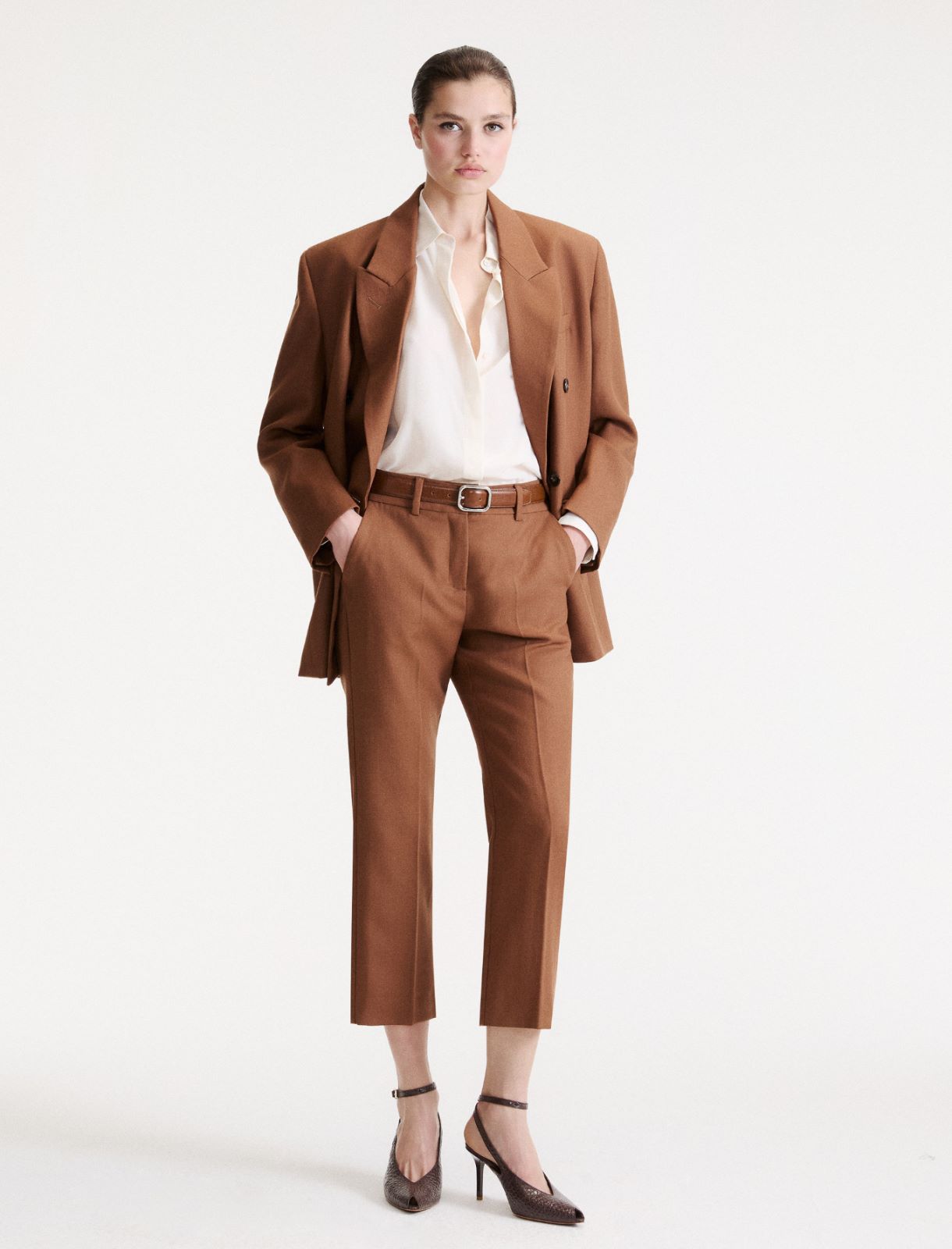 Washed silk shirt - WOOL WHITE - Marella - 2
