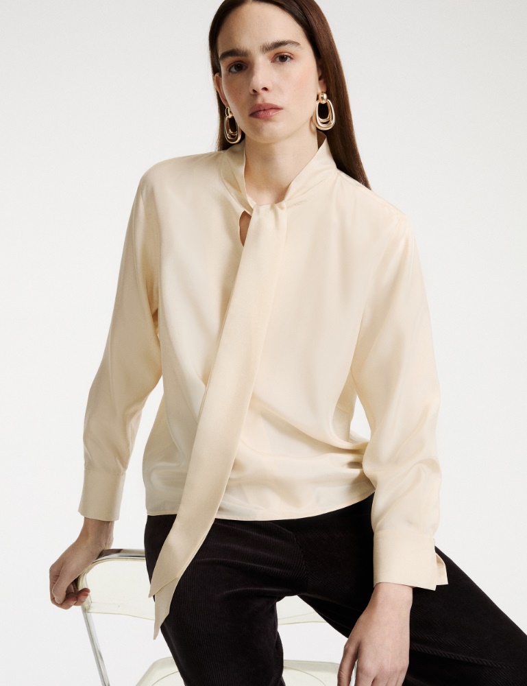 Camicia in seta habotai - Marella