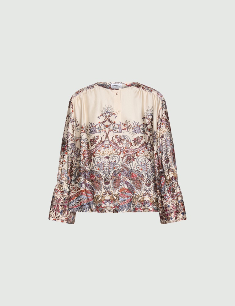 Printed satin shirt - Marella