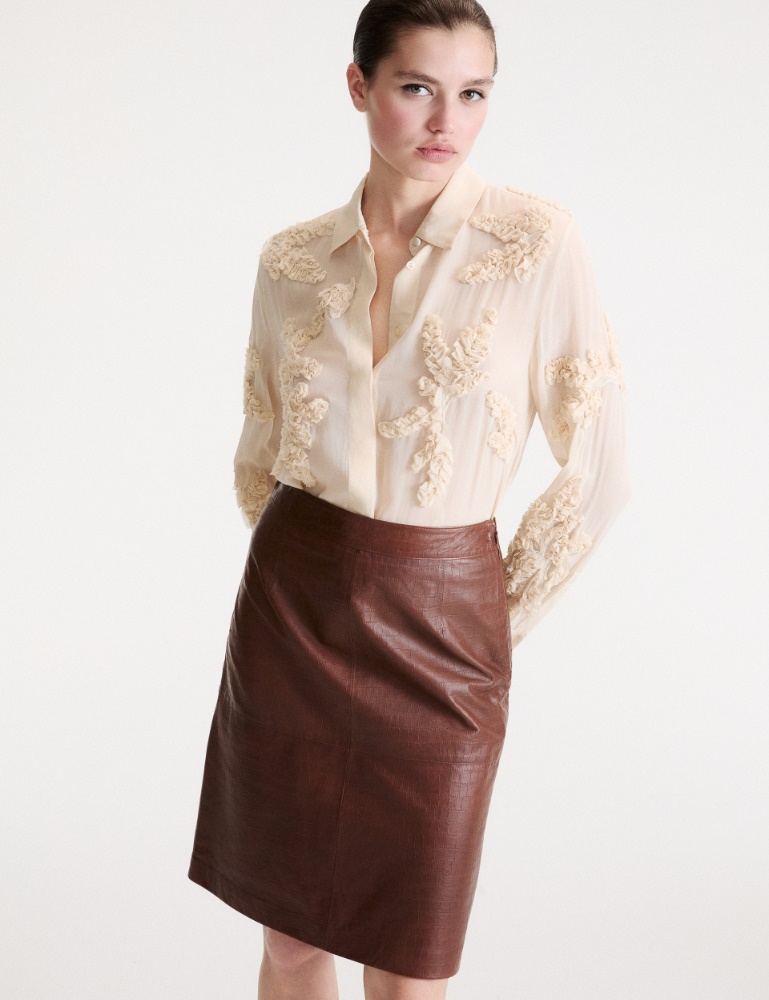 Long embroidered shirt - Marella