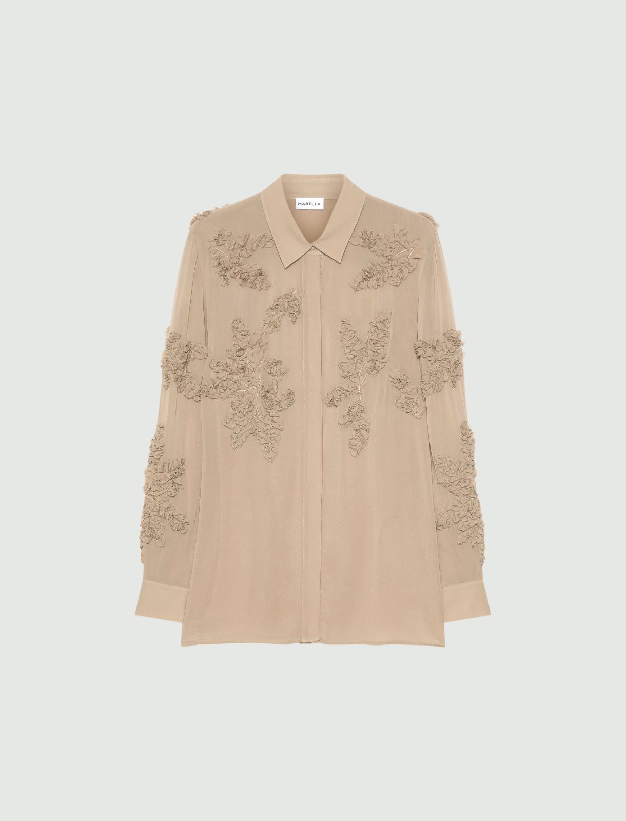 Long embroidered shirt - OREGANO - Marella